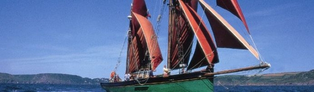 Sailing off the stunning coast